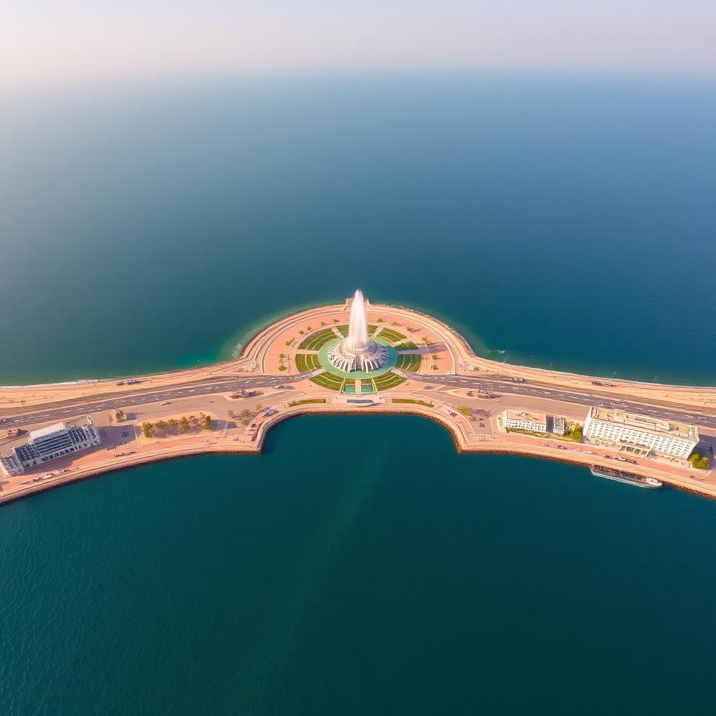 منظر بانورامي لكورنيش جدة