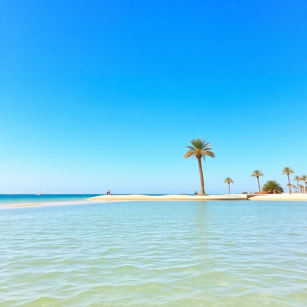 شاطئ جدة في فصل الربيع